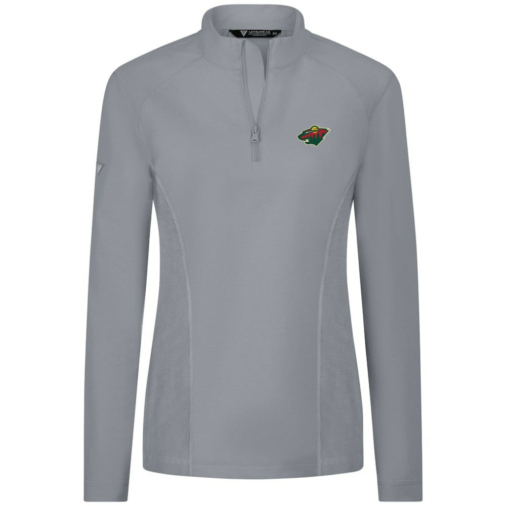 Minnesota Wild Levelwear Women's Upright Quarter-Zip Pullover