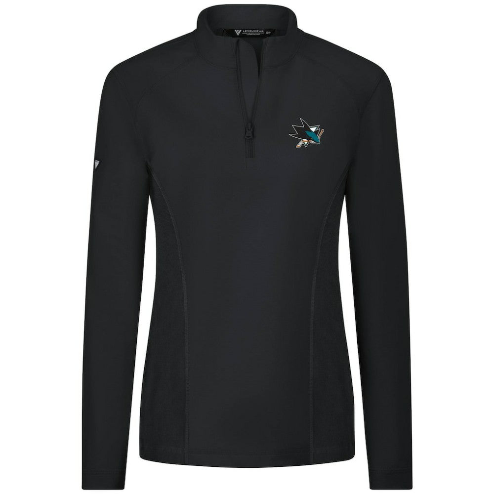 San Jose Sharks Levelwear Women's Upright Quarter-Zip Pullover