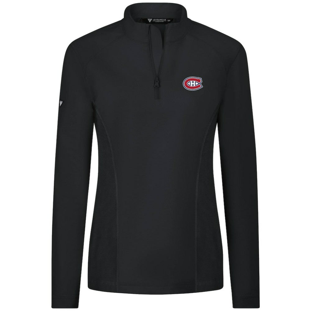 Montreal Canadiens Levelwear Women's Upright Quarter-Zip Pullover