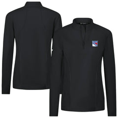 New York Rangers Levelwear Women's Upright Quarter-Zip Pullover