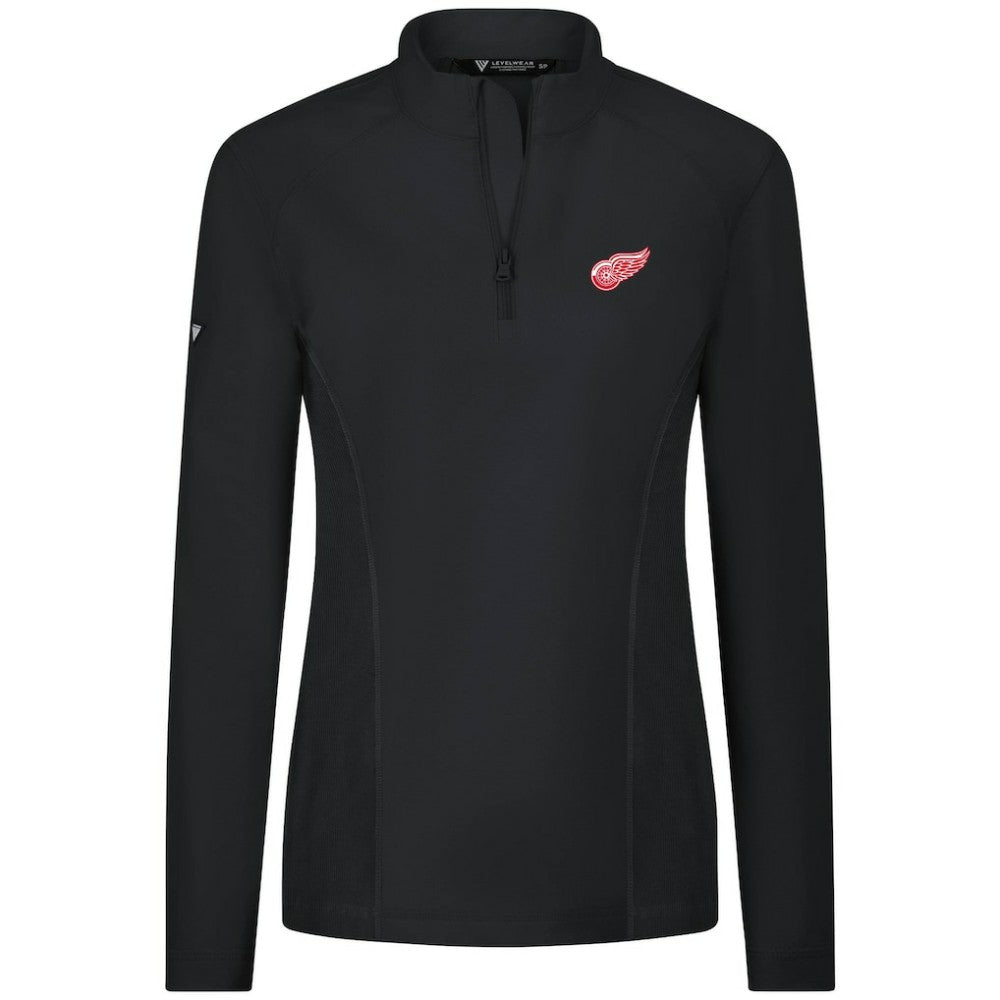 Detroit Red Wings Levelwear Women's Upright Quarter-Zip Pullover
