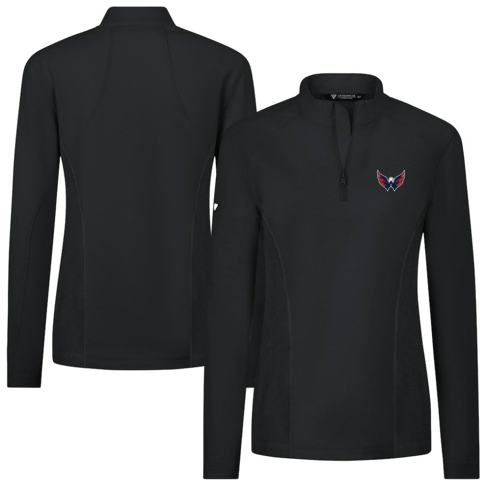 Washington Capitals Levelwear Women's Upright Quarter-Zip Pullover