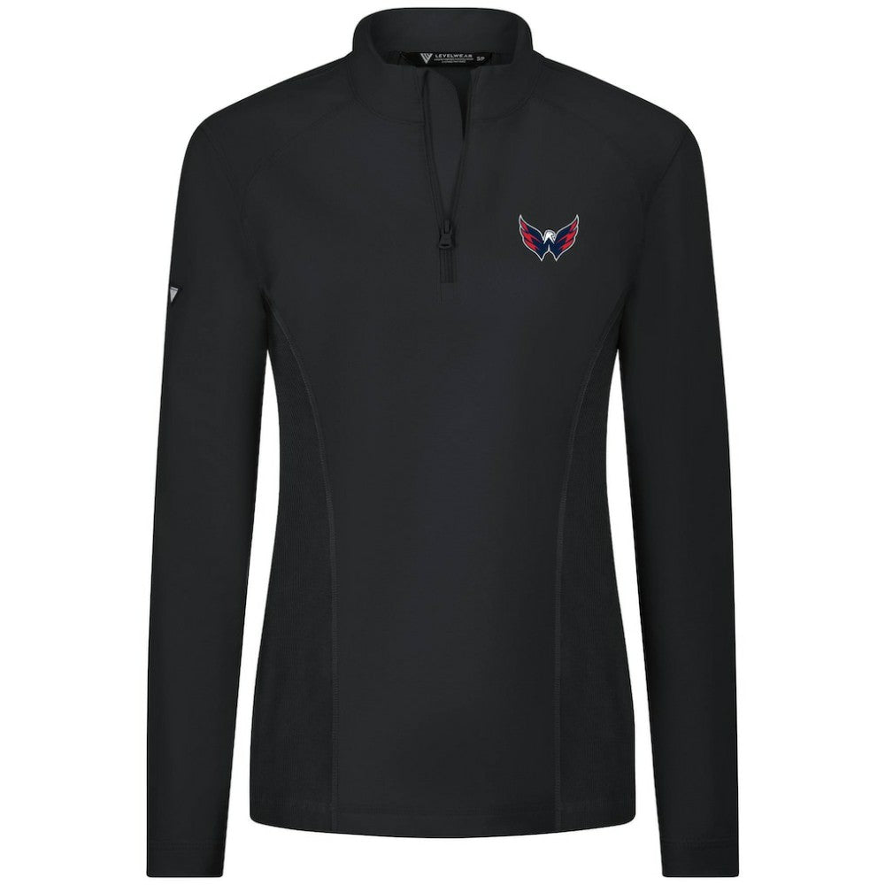 Washington Capitals Levelwear Women's Upright Quarter-Zip Pullover