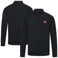 Ottawa Senators Levelwear Upright Tri-Blend Quarter-Zip Pullover