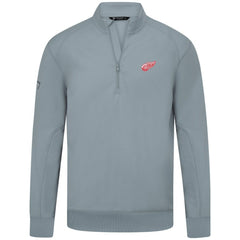 Detroit Red Wings Levelwear Upright Tri-Blend Quarter-Zip Pullover