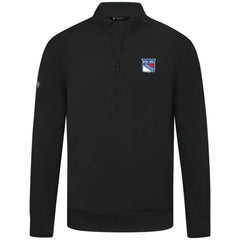 New York Rangers Levelwear Upright Tri-Blend Quarter-Zip Pullover