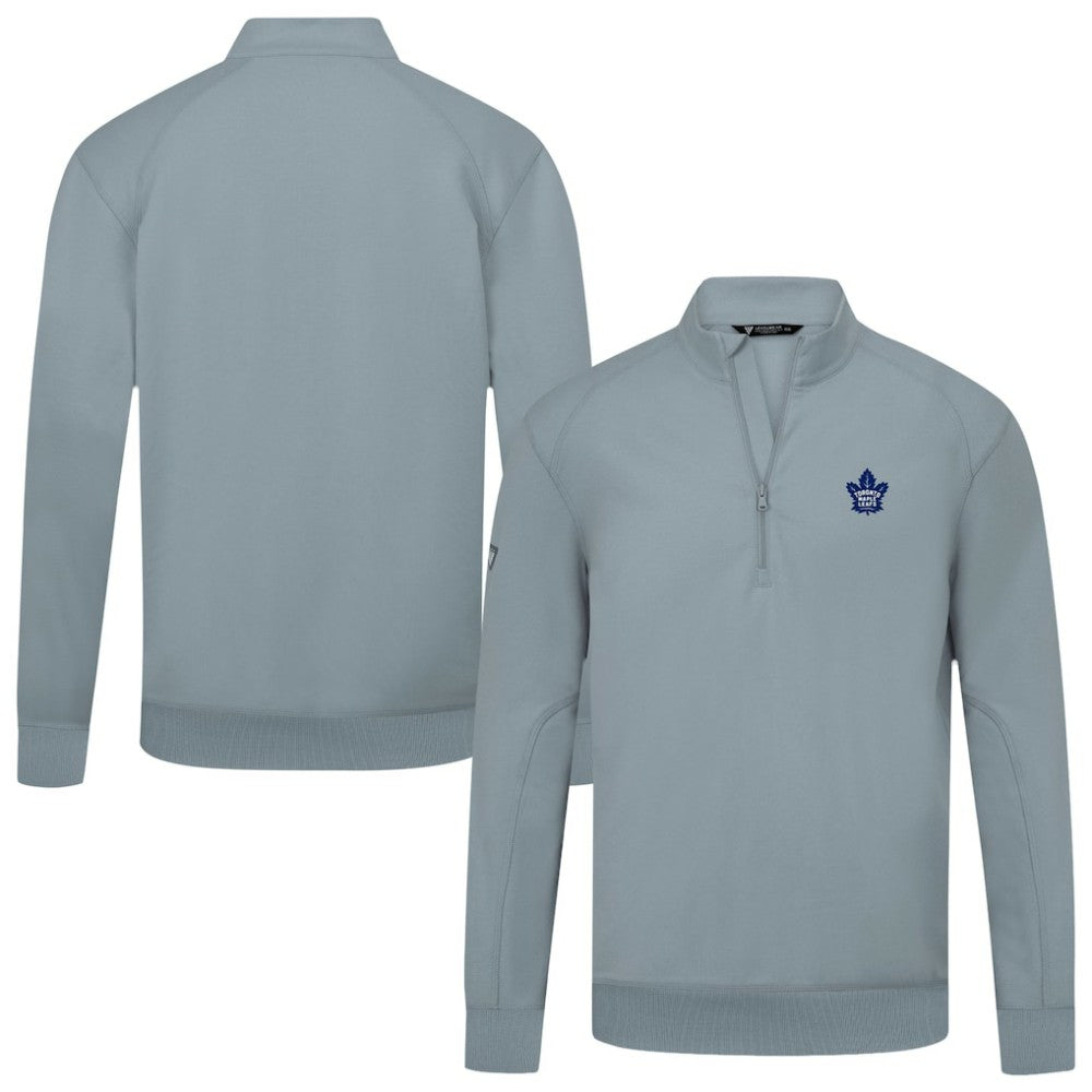 Toronto Maple Leafs Levelwear Upright Tri-Blend Quarter-Zip Pullover