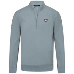 Montreal Canadiens Levelwear Upright Tri-Blend Quarter-Zip Pullover