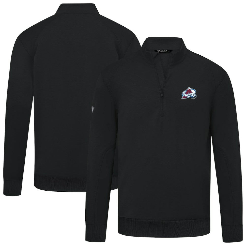 Colorado Avalanche Levelwear Upright Tri-Blend Quarter-Zip Pullover