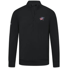 Columbus Blue Jackets Levelwear Upright Tri-Blend Quarter-Zip Pullover