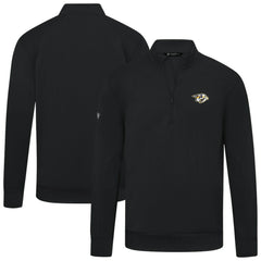 Nashville Predators Levelwear Upright Tri-Blend Quarter-Zip Pullover