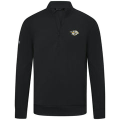 Nashville Predators Levelwear Upright Tri-Blend Quarter-Zip Pullover