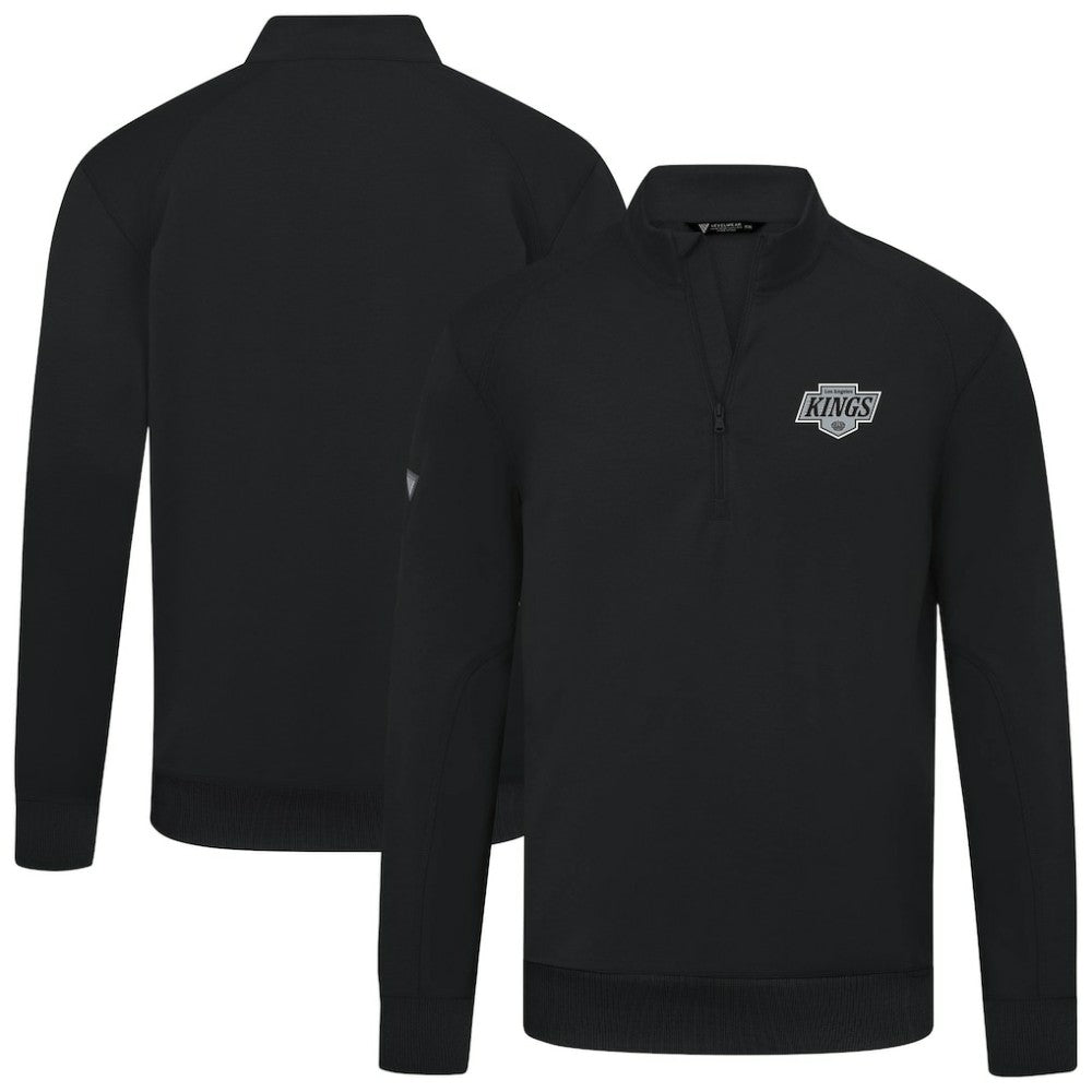 Los Angeles Kings Levelwear Upright Tri-Blend Quarter-Zip Pullover