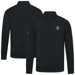 Florida Panthers Levelwear Upright Tri-Blend Quarter-Zip Pullover