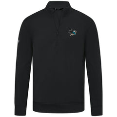 San Jose Sharks Levelwear Upright Tri-Blend Quarter-Zip Pullover