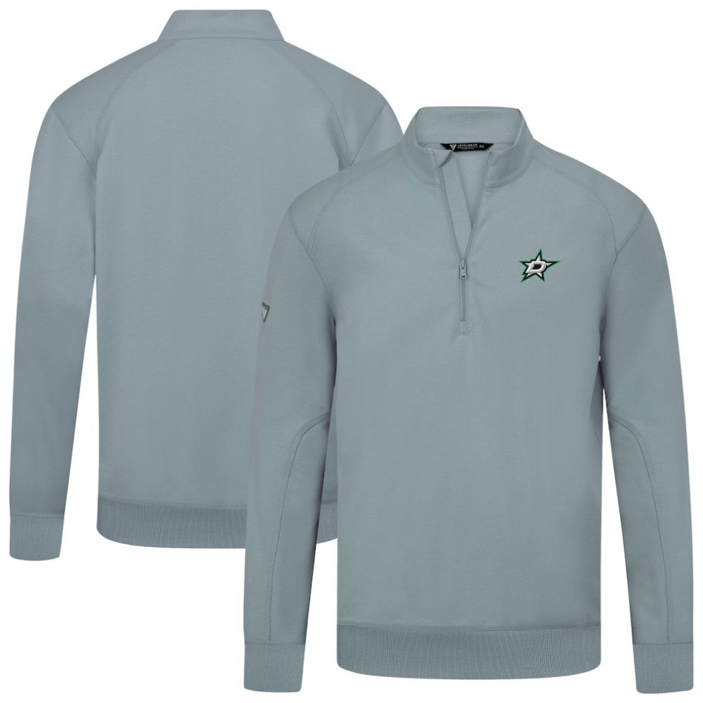 Dallas Stars Levelwear Upright Tri-Blend Quarter-Zip Pullover
