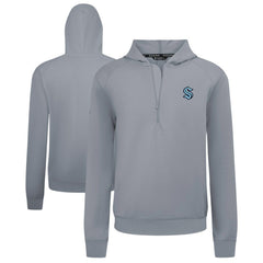 Seattle Kraken Levelwear Technic Quarter-Zip Pullover Hoodie