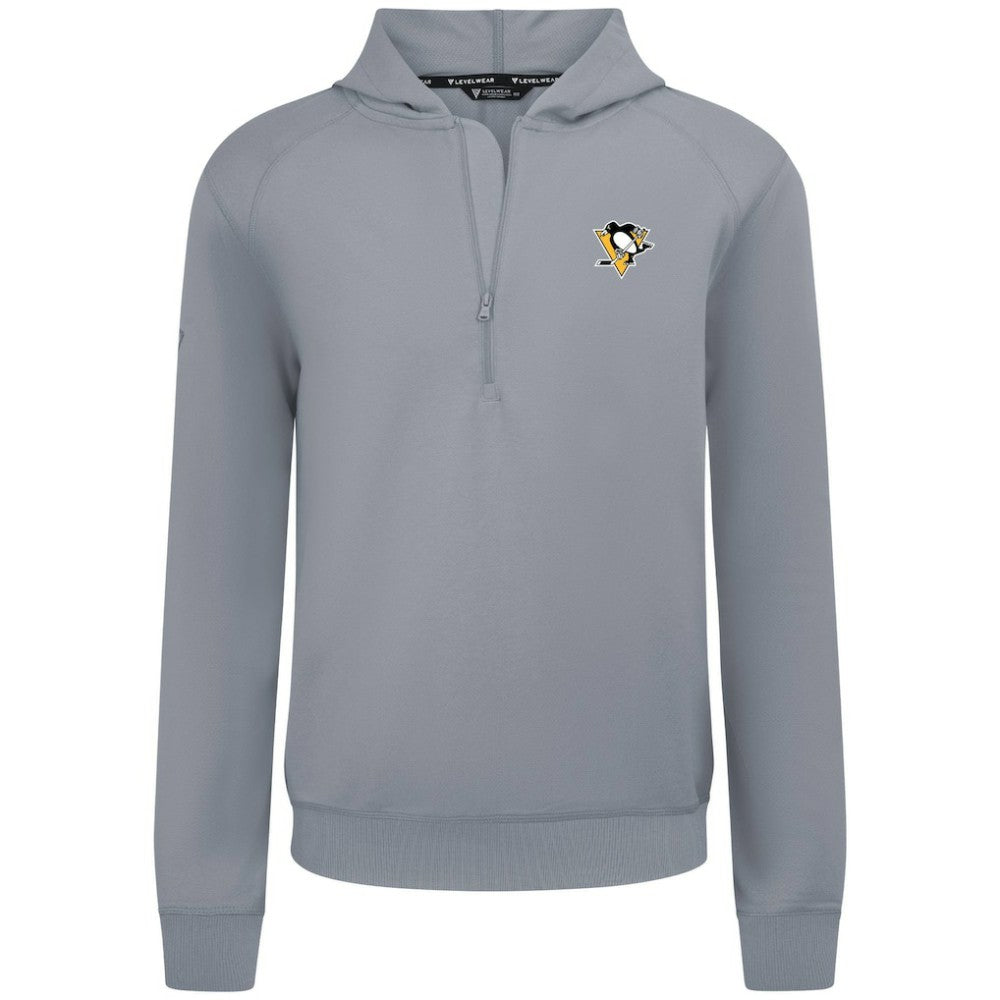 Pittsburgh Penguins Levelwear Technic Quarter-Zip Pullover Hoodie