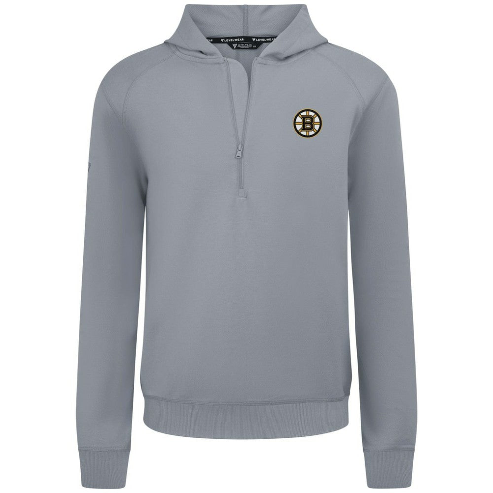 Boston Bruins Levelwear Technic Quarter-Zip Pullover Hoodie