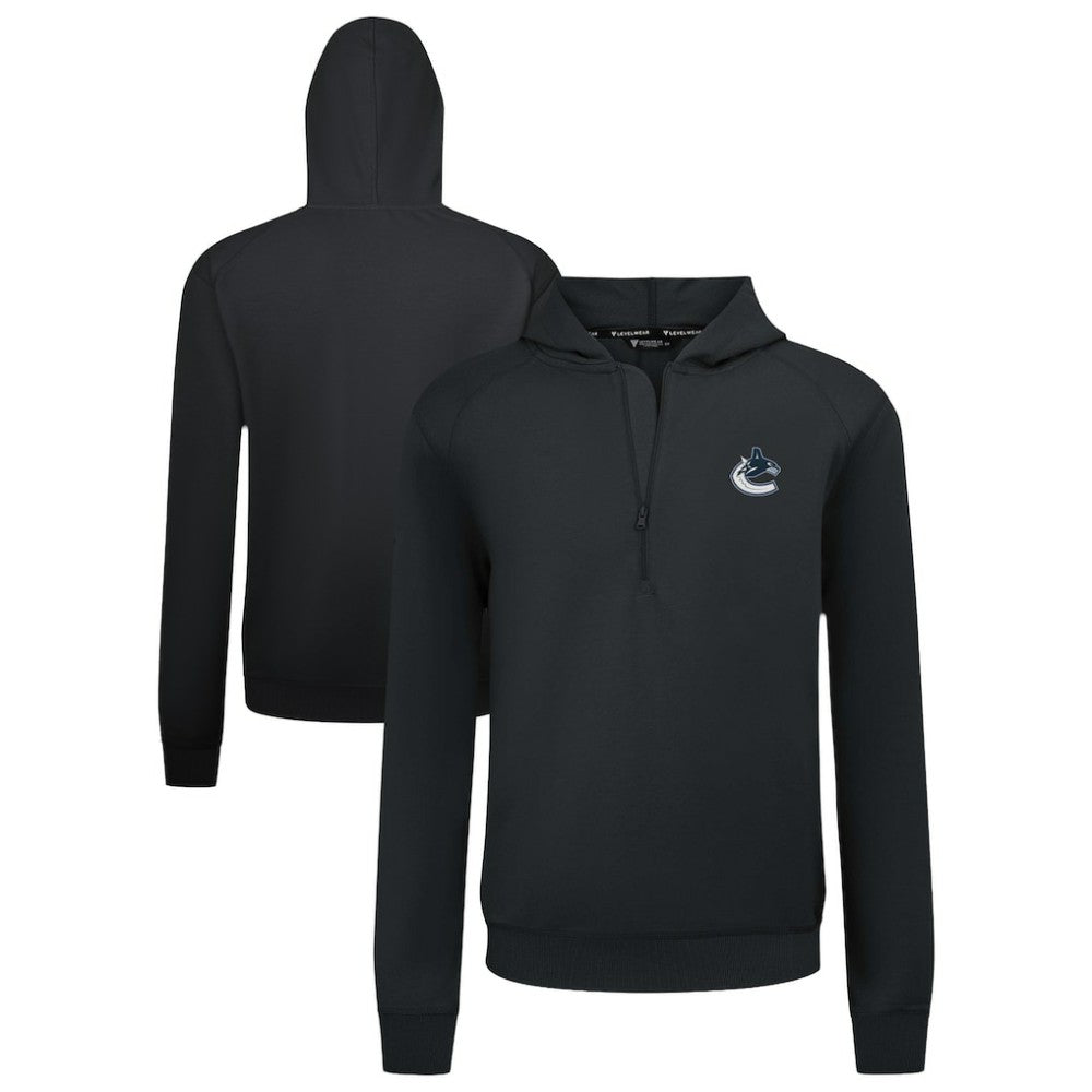 Vancouver Canucks Levelwear Technic Quarter-Zip Pullover Hoodie