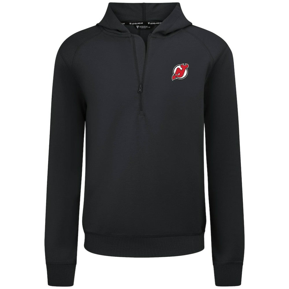 New Jersey Devils Levelwear Technic Quarter-Zip Pullover Hoodie