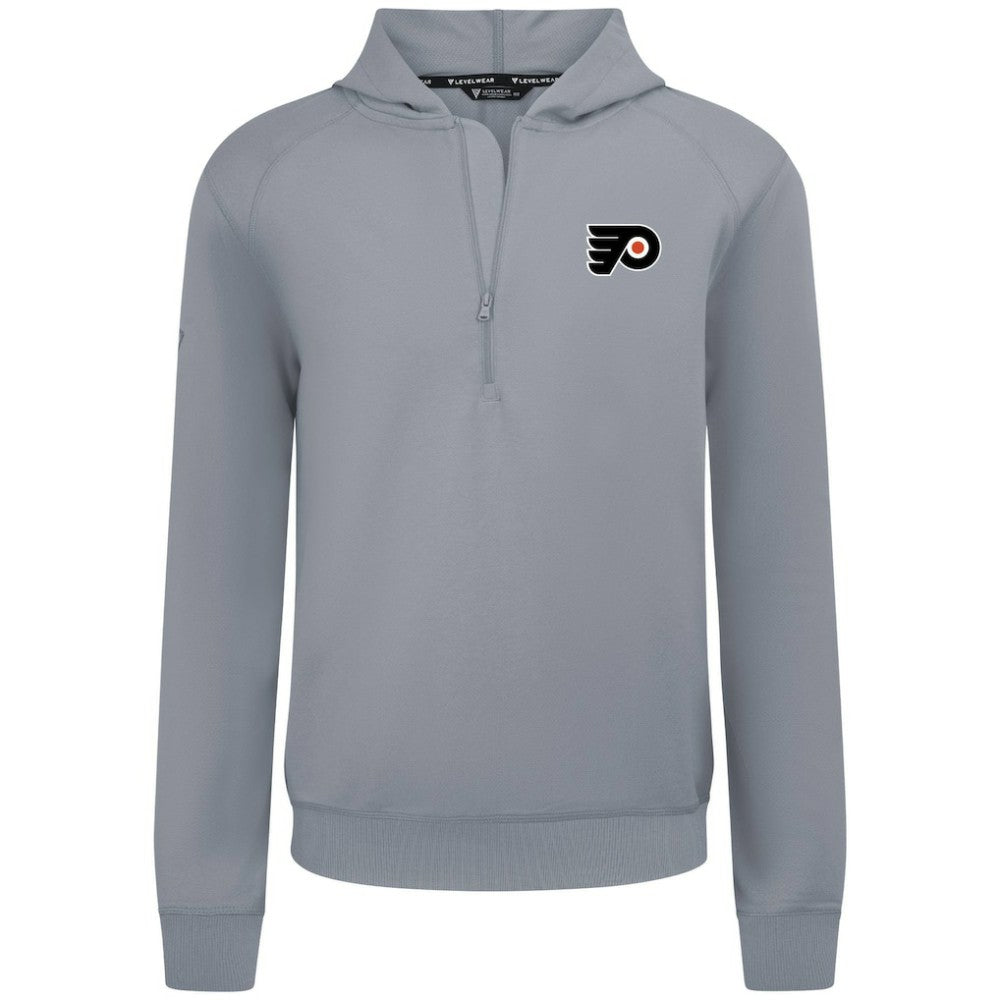 Philadelphia Flyers Levelwear Technic Quarter-Zip Pullover Hoodie
