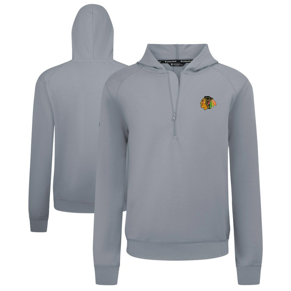 Chicago Blackhawks Levelwear Technic Quarter-Zip Pullover Hoodie