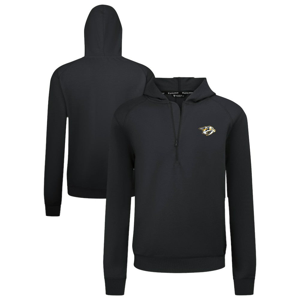 Nashville Predators Levelwear Technic Quarter-Zip Pullover Hoodie