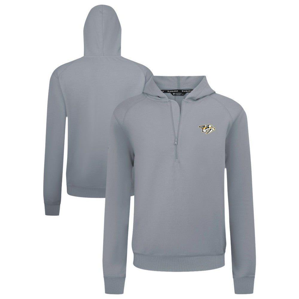 Nashville Predators Levelwear Technic Quarter-Zip Pullover Hoodie