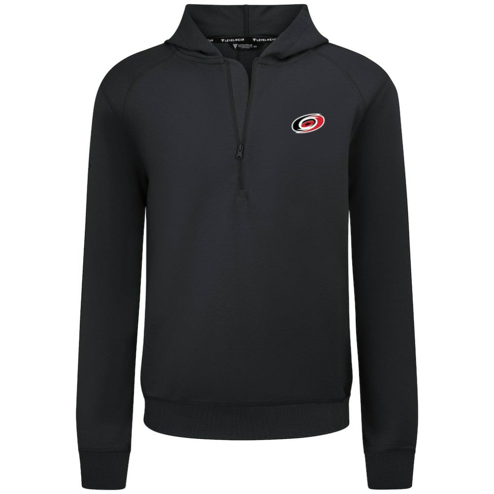 Carolina Hurricanes Levelwear Technic Quarter-Zip Pullover Hoodie