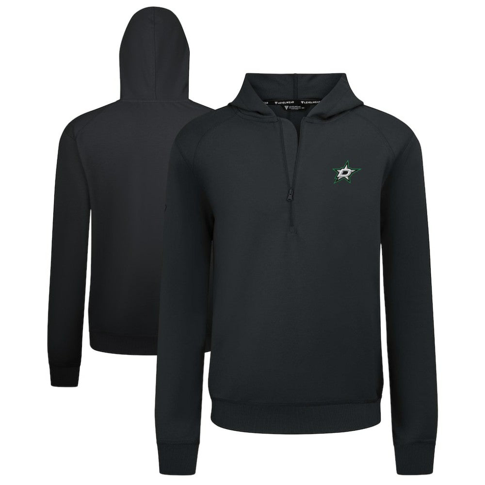 Dallas Stars Levelwear Technic Quarter-Zip Pullover Hoodie