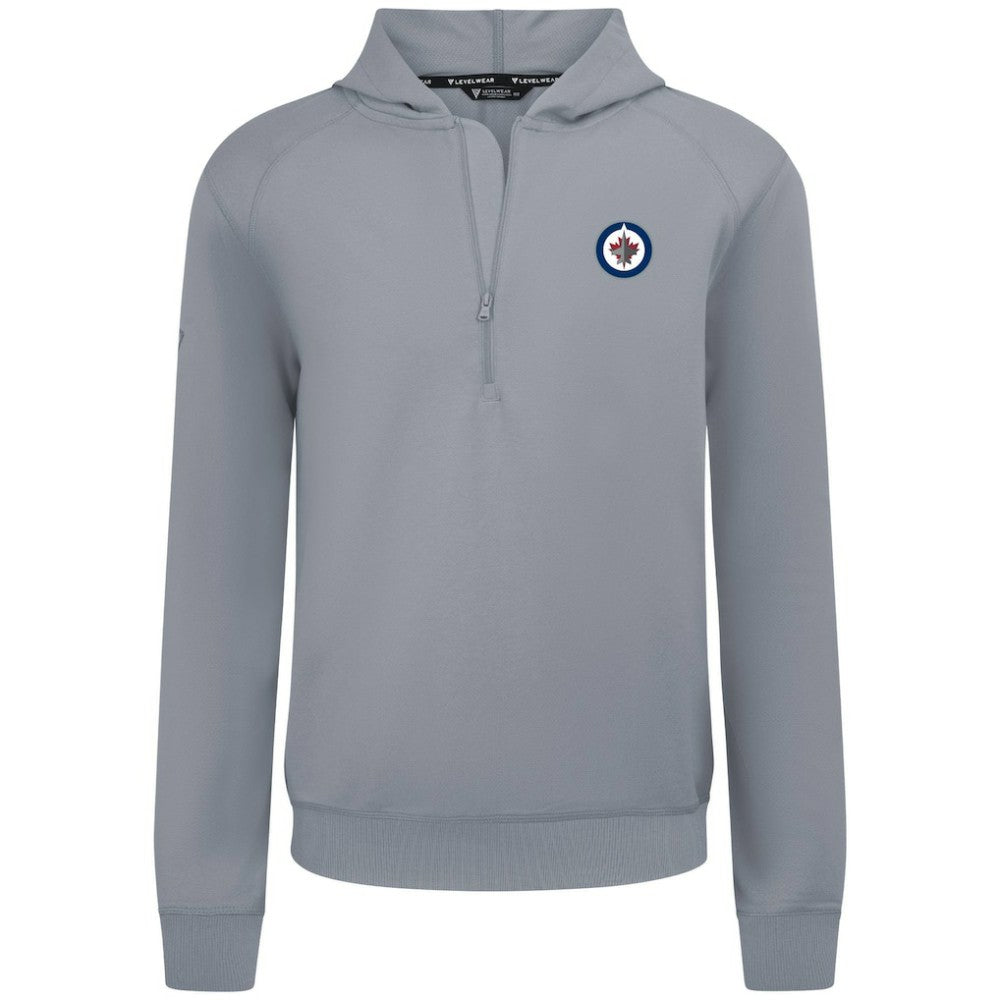 Winnipeg Jets Levelwear Technic Quarter-Zip Pullover Hoodie