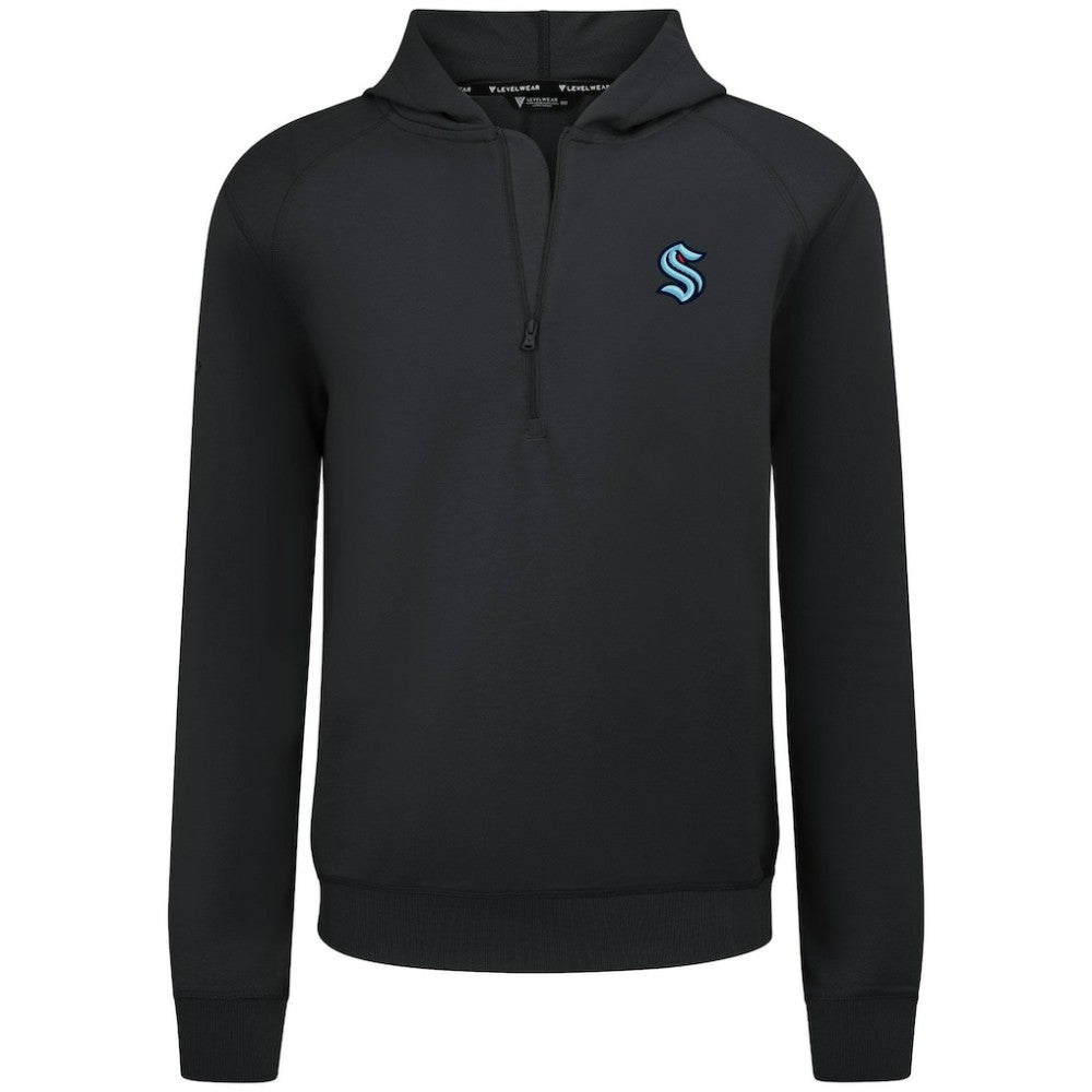Seattle Kraken Levelwear Technic Quarter-Zip Pullover Hoodie