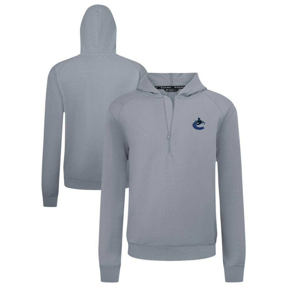 Vancouver Canucks Levelwear Technic Quarter-Zip Pullover Hoodie