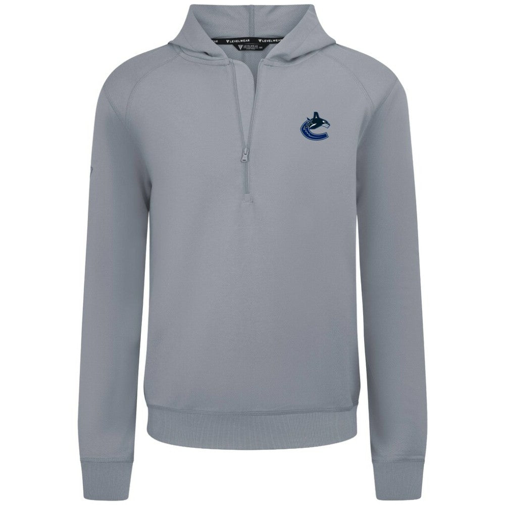 Vancouver Canucks Levelwear Technic Quarter-Zip Pullover Hoodie