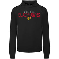 Chicago Blackhawks Levelwear Mandate Carve Tri-Blend Pullover Hoodie