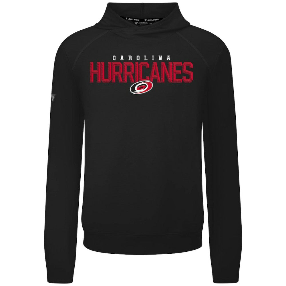 Carolina Hurricanes Levelwear Mandate Carve Tri-Blend Pullover Hoodie