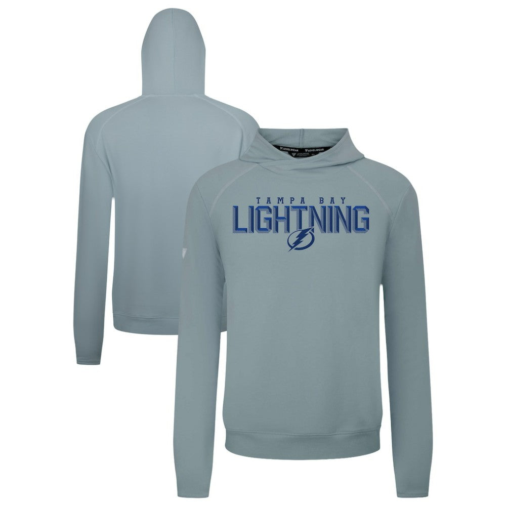 Tampa Bay Lightning Levelwear Mandate Carve Tri-Blend Pullover Hoodie