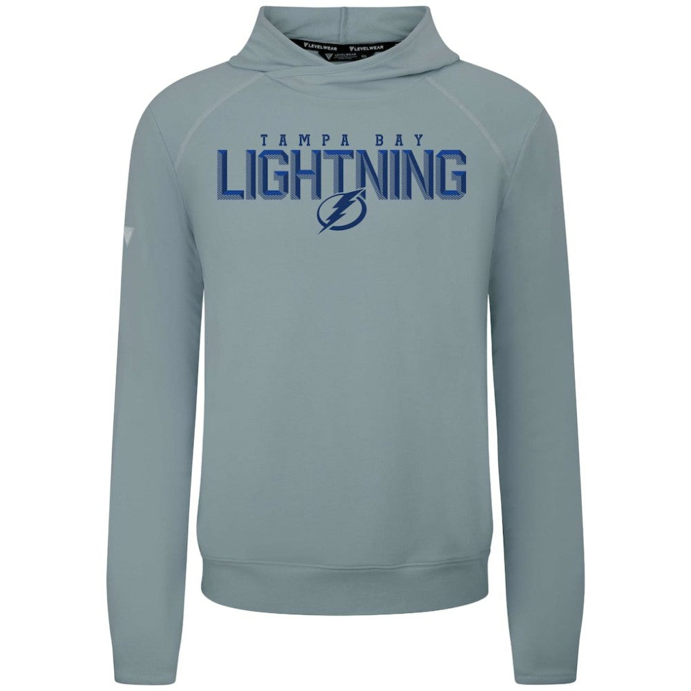 Tampa Bay Lightning Levelwear Mandate Carve Tri-Blend Pullover Hoodie