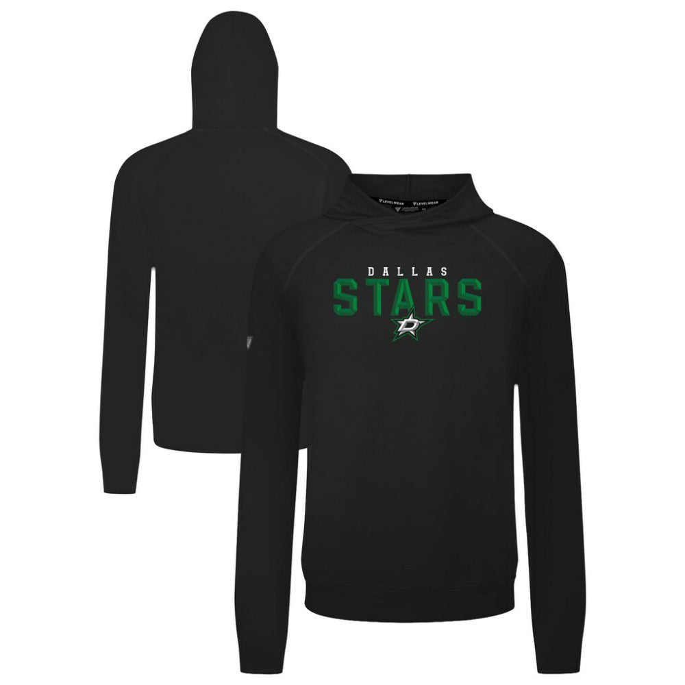 Dallas Stars Levelwear Mandate Carve Tri-Blend Pullover Hoodie