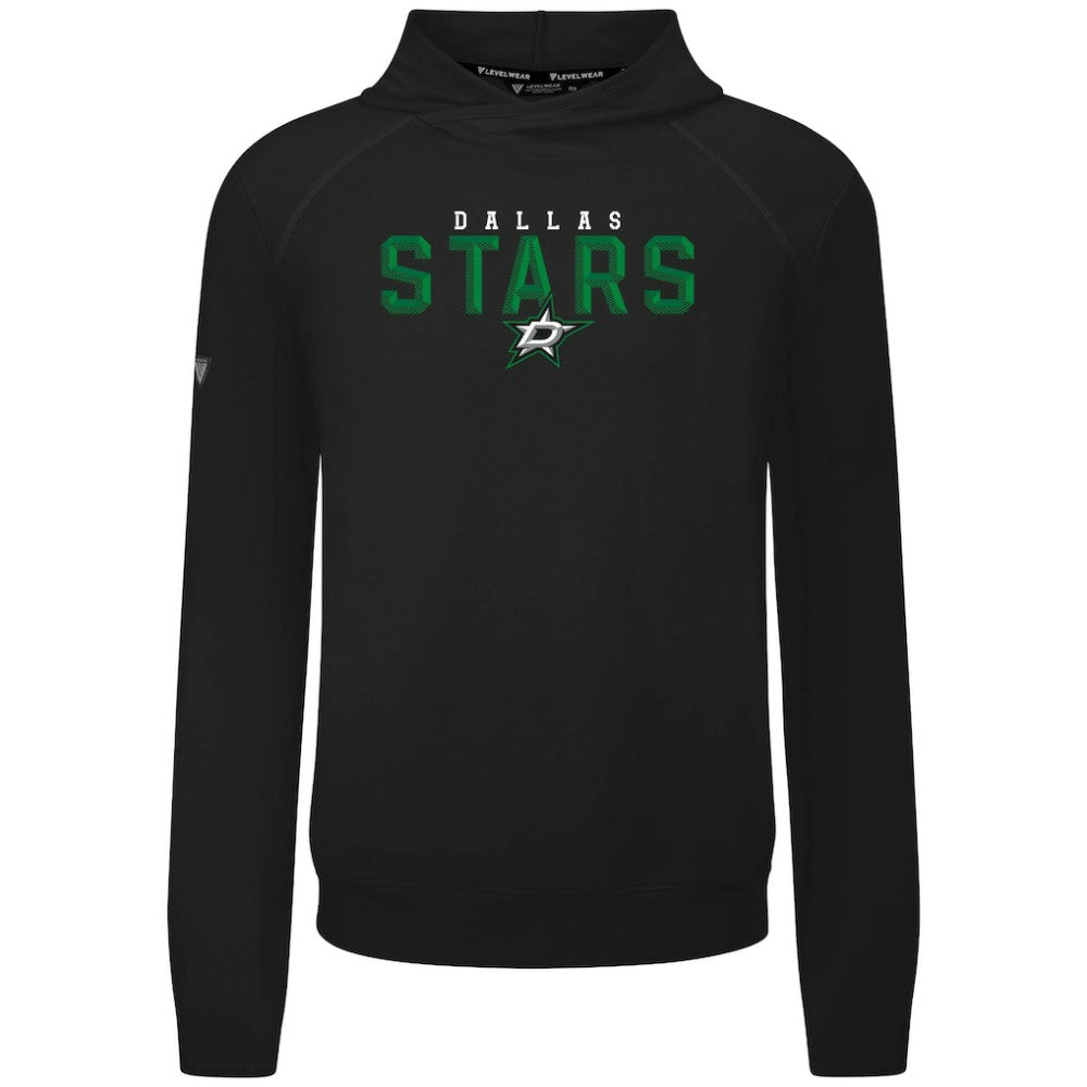Dallas Stars Levelwear Mandate Carve Tri-Blend Pullover Hoodie
