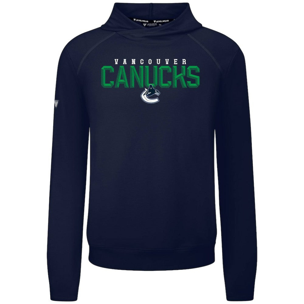 Vancouver Canucks Levelwear Mandate Carve Tri-Blend Pullover Hoodie