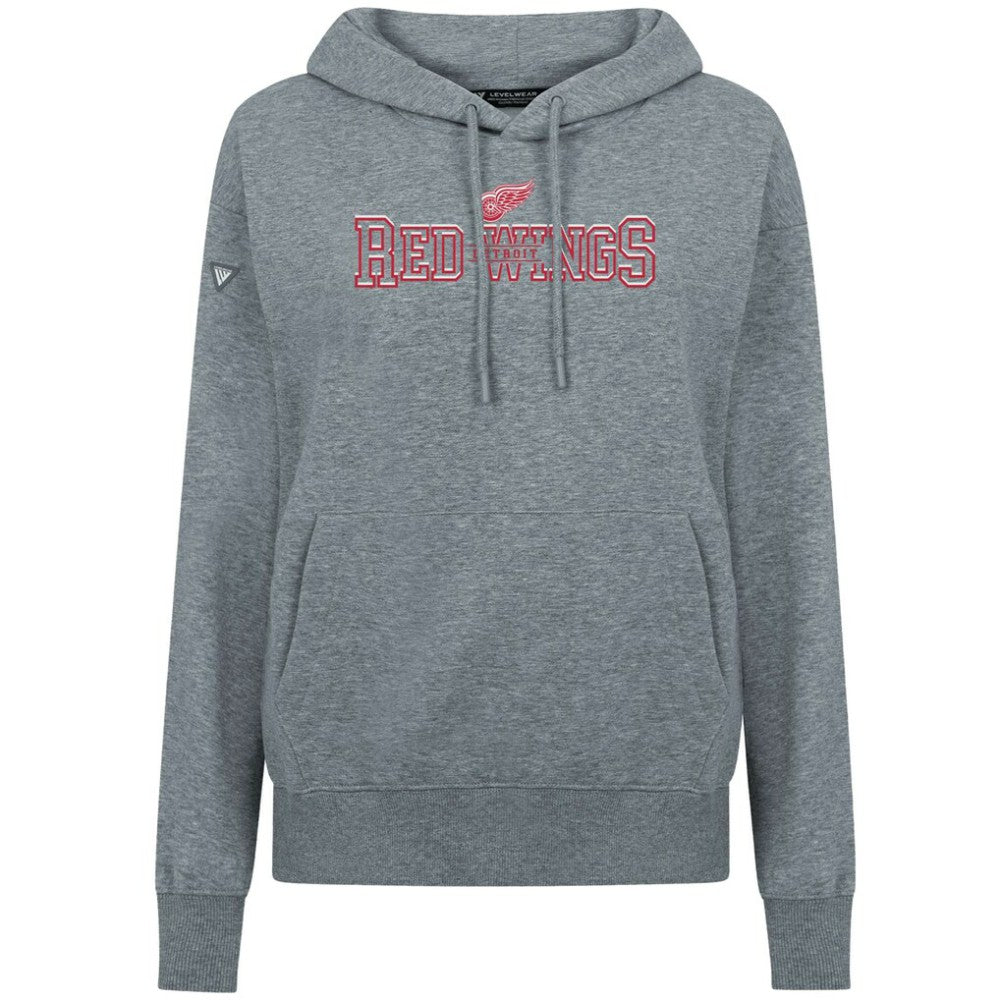 Detroit Red Wings Levelwear Women's Adorn Journey Pullover Hoodie
