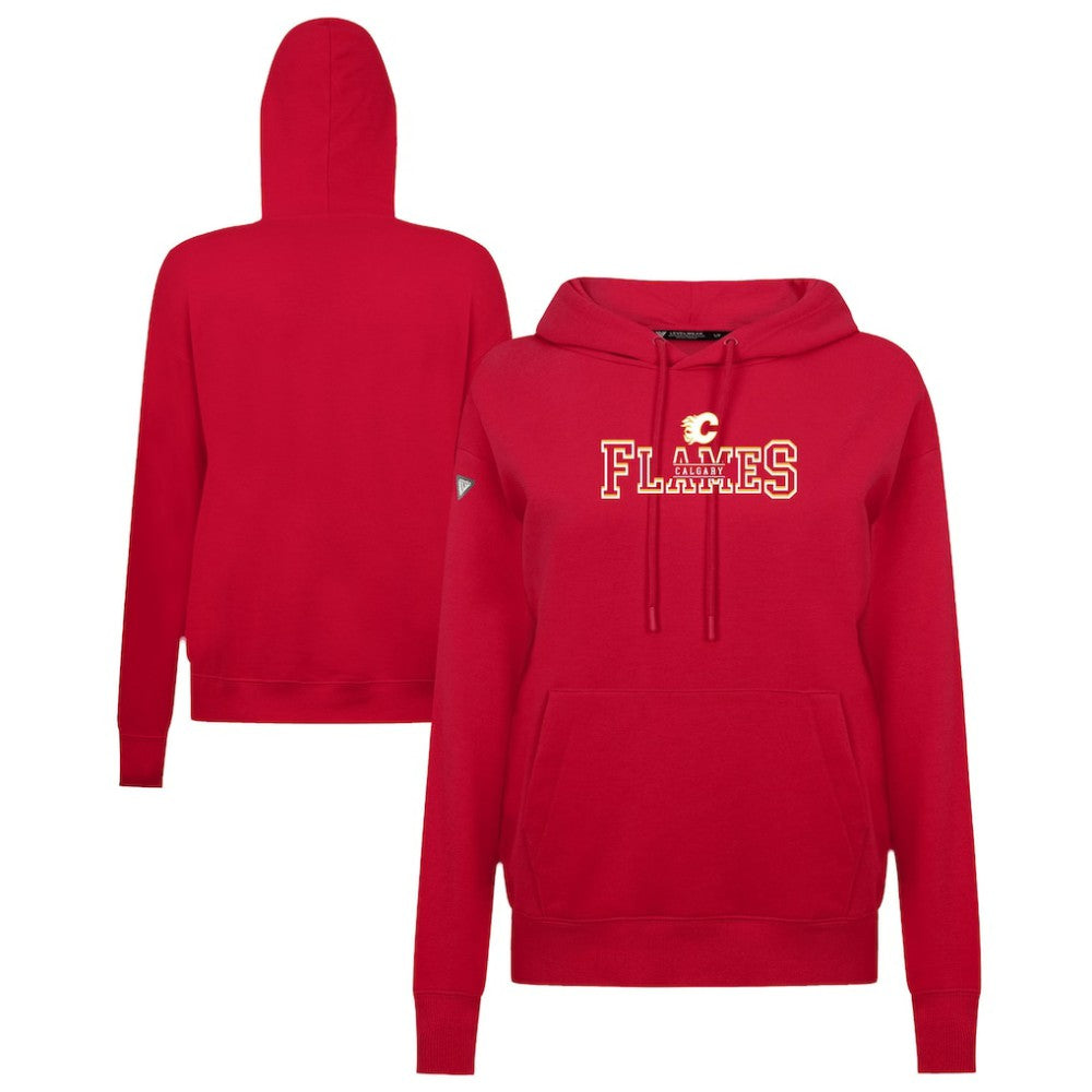 Calgary Flames Levelwear Women's Adorn Journey Pullover Hoodie