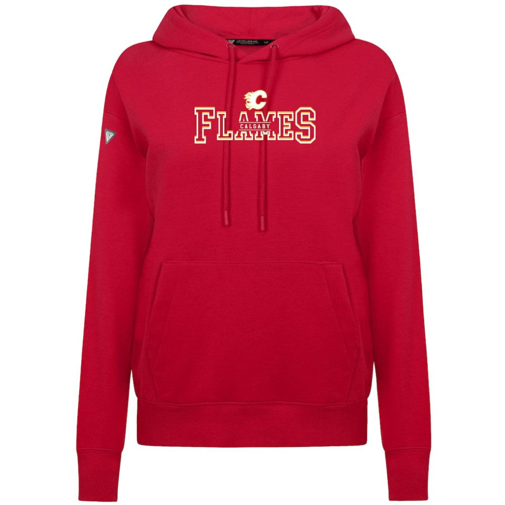 Calgary Flames Levelwear Women's Adorn Journey Pullover Hoodie