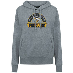 Pittsburgh Penguins Levelwear Women's Adorn Banner Arch Pullover Hoodie