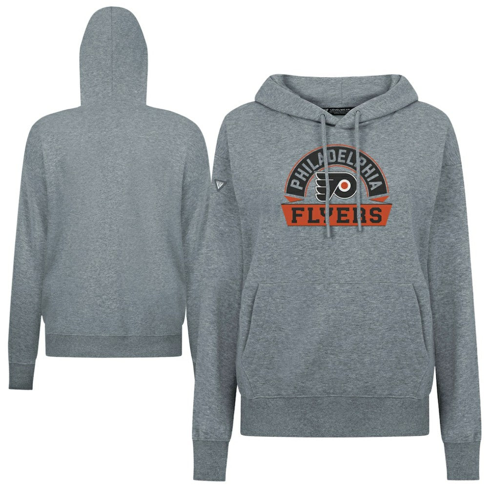 Philadelphia Flyers Levelwear Women's Adorn Banner Arch Pullover Hoodie