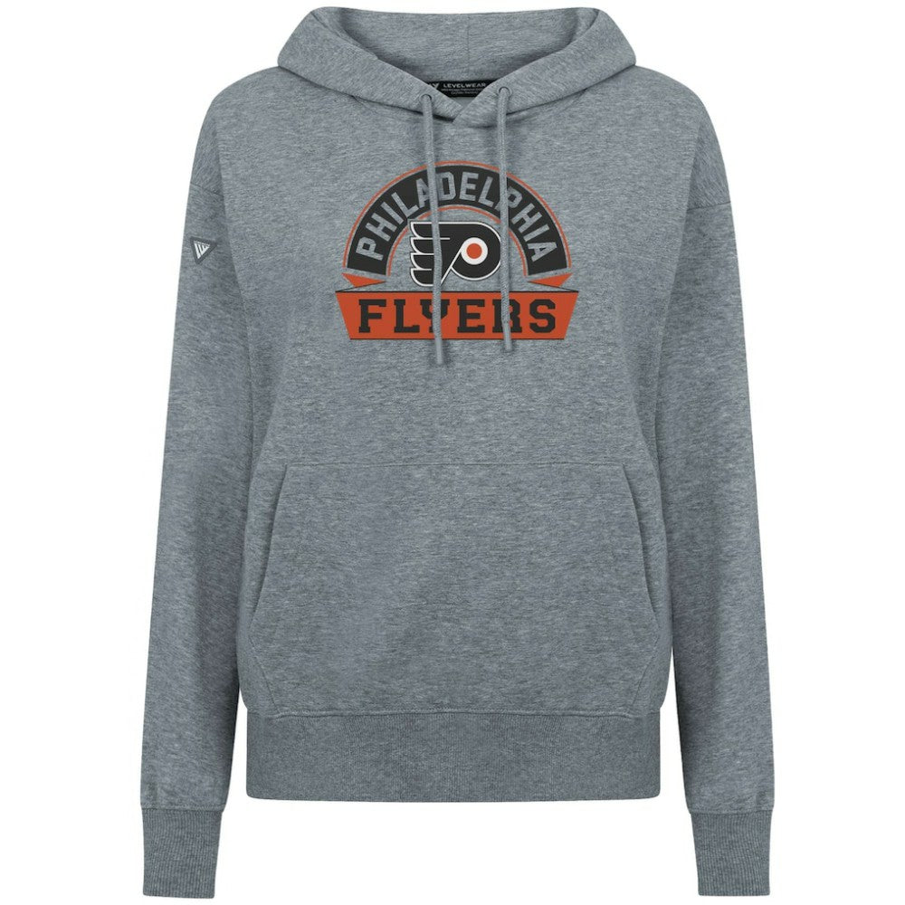 Philadelphia Flyers Levelwear Women's Adorn Banner Arch Pullover Hoodie