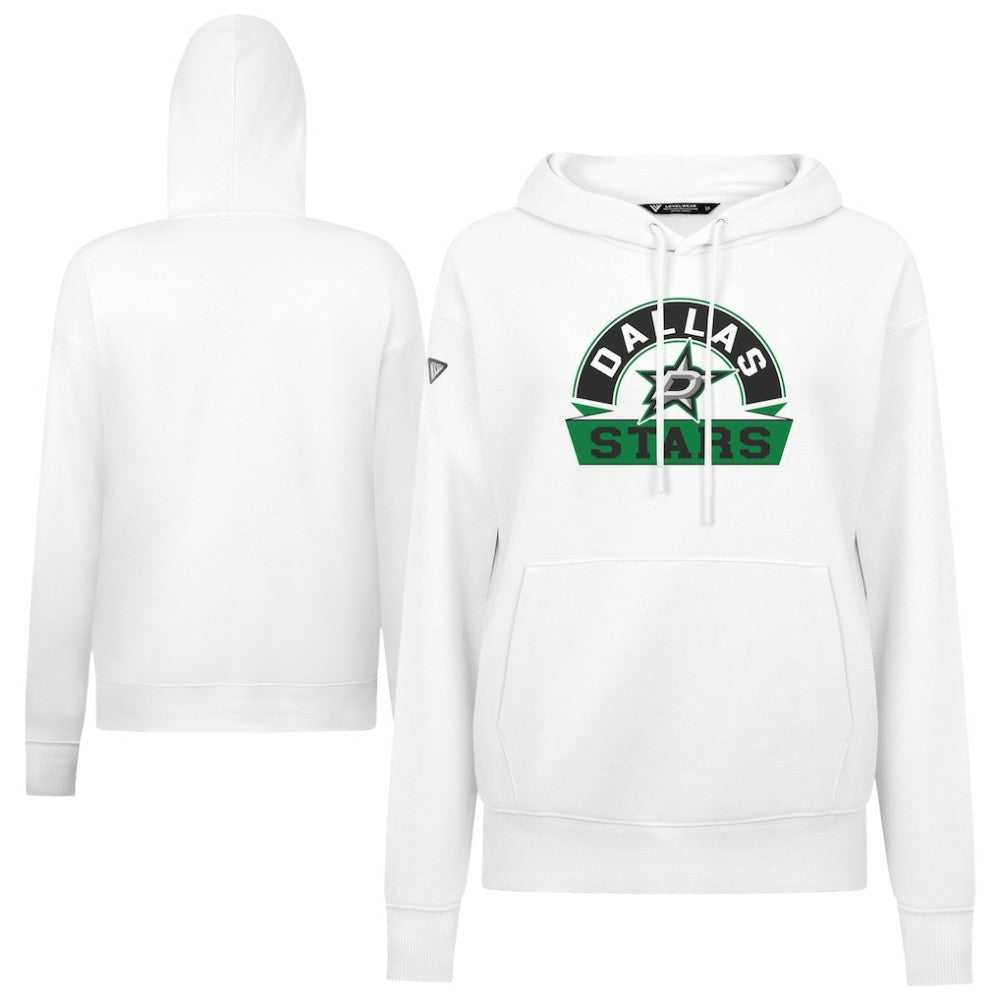 Dallas Stars Levelwear Women's Adorn Banner Arch Pullover Hoodie