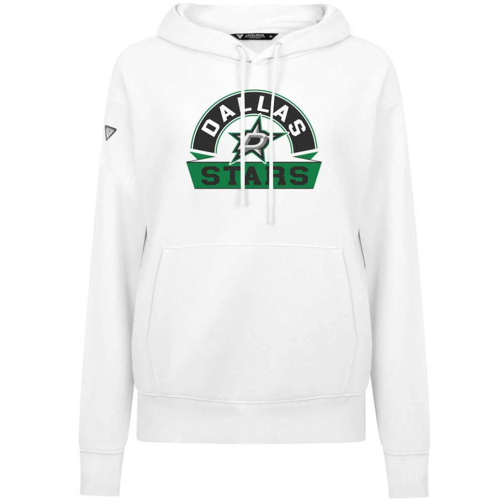 Dallas Stars Levelwear Women's Adorn Banner Arch Pullover Hoodie